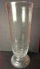 Large Clear Glass Pedestal Vase - 7