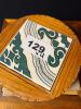 Decorative Ceramic Tile Trivets in Wooden Frames, Various Designs - 6