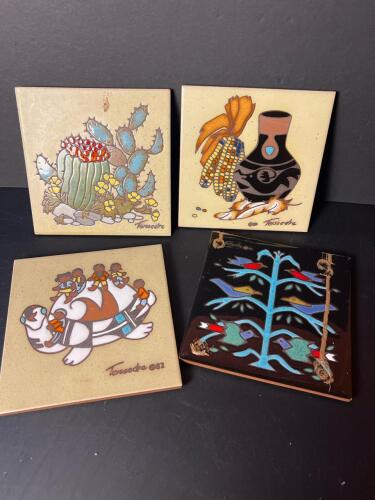 Hand Painted Ceramic Tiles Teissedre Designs Southwest Style