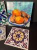 Assorted Hand Painted Ceramic Masterpiece Trivets, Italy - 3