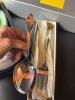 Serving Ladle, Carve Fork, Set of Ceramic Dishes - 7