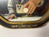 Victorian-Style Wall Mirror With Etched Glass and Gilt Frame - 4
