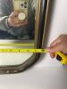 Victorian-Style Wall Mirror With Etched Glass and Gilt Frame - 6