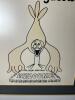 Framed Yellowbird Airline Cartoon Welcome Poster 24" x 19" - 2