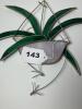 Stained Glass Spider Plant Hanging Panel - 6