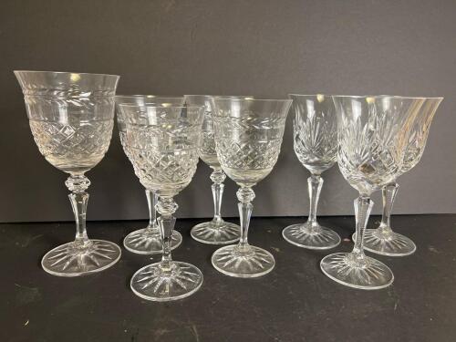 Galway and Miller Rogaska Crystal Wine Glasses and Goblets