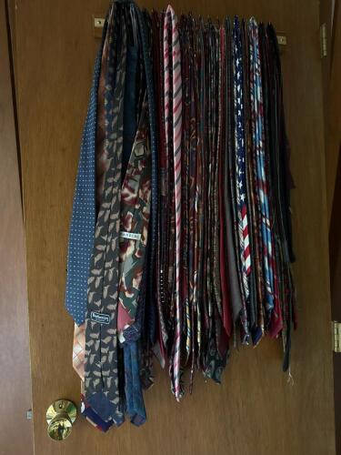 Assorted Vintage Neckties with Novelty, Designer, and Classic Prints