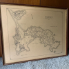 Framed 1975 Nahant Massachusetts Map