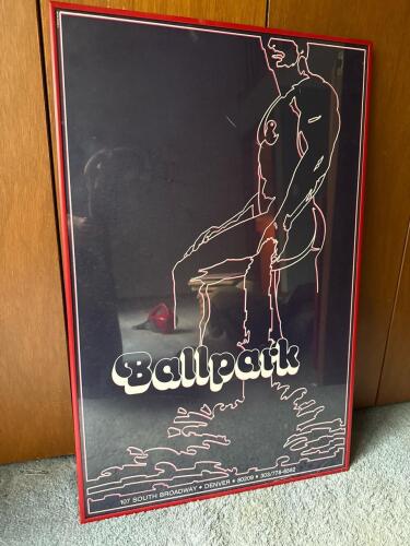 Vintage Poster For The Ballpark Health Club