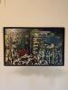 Abstract Still Life Art in Black Wooden Frame