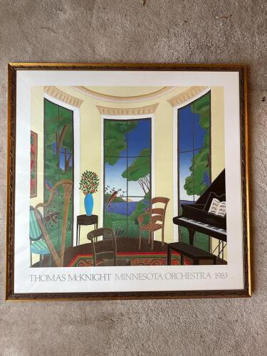 Thomas McKnight Minnesota Orchestra 1983 Framed Art Print