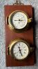 Royal Viking Sea Precision Hamburg Nautical Clock and Barometer