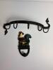 Iron Wall Rack and Cast Iron Rooster Wall Hook