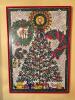 29"x40" Framed Christmas-Themed Coloring Poster