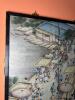 Folding Asian Painted Four-Panel Screen - 4