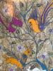 34X26" Framed Folk Art Painting on Handmade Bark Paper - 2