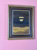 15X12" Framed Wood Marquetry Artwork, Signed