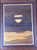 15X12" Framed Wood Marquetry Artwork, Signed - 3