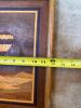 15X12" Framed Wood Marquetry Artwork, Signed - 9