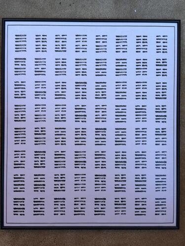 Framed I Ching Hexagrams Art Print