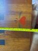 Handmade Folk Art Wooden Checkerboard Game Board - 4