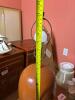 Large Terracotta-Style Table Lamp, Bulbous Base - 2