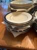 Lenox Black Royale Dinnerware Plates and Bowls - 82 pieces - 4