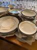 Lenox Black Royale Dinnerware Plates and Bowls - 82 pieces - 6