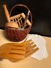 Villeroy & Boch Manoir Porcelain Cheese Boards and Wooden Serving Utensils