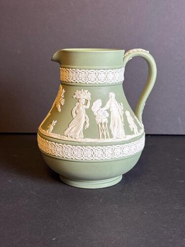 Wedgwood Jasperware Pitcher in the Neoclassical Style