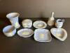 Wedgwood Jasperware Trinket Dishes, Bell, Jug, and Vase Collection