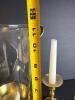 Brass Candleholders, Plates, Snuffer, and Hurricane Candle Lantern - 2