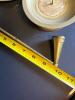 Brass Candleholders, Plates, Snuffer, and Hurricane Candle Lantern - 5
