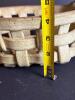 Handmade Stoneware Lattice-Style Basket with Handles - 3