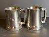 Pair of Royal Winton Pewter-Style Tankards