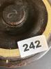 Stoneware Crock with Lid, Brown and Tan, Crown Mark - 8