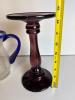 Assorted Hand Blown Art Glass Pitchers, Bowls, and Figurals - 7