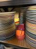 Pagnossin Multicolor Italian Plates and Cups PICKERS LOT - 7