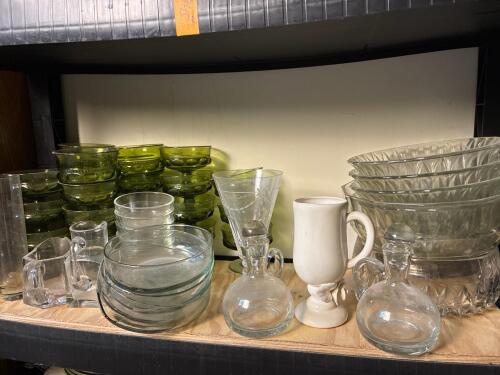Assorted Glass and Ceramic Dinnerware- Picker's Lot