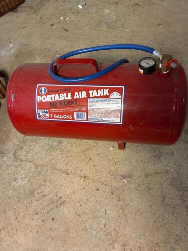 Midwest Products Portable Air Tank Air Works 7 Gallons