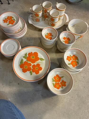 Lenox Temper-Ware Fire Flower Dinnerware Set