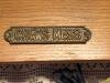 Brass Crews Mess Plaque Nautical-Style - 2
