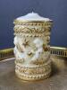 Brass Candlestick Holders, Ornate Brass Plates and Tray Set - 5