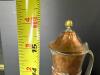 Copper Pitcher With Hinged Lid, In The Manner Of Middle Eastern - 6