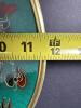 Mid-Century Modern Israel Souvenir Enamel Decorative Plate - 8