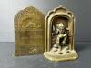 Pair of Dartmoor Pixie Brass Bookends, England