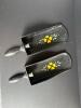 Pair of Midwest Hand-Painted Cast Iron Sconces