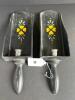 Pair of Midwest Hand-Painted Cast Iron Sconces - 7