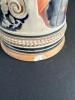 German Relief Beer Stein with Pewter Lid - 9
