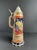 Gerz German Beer Stein with Pewter Lid and Musical Base - 2